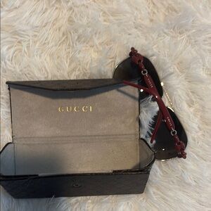 Gucci Red Sunglasses Bold Fashion Statement